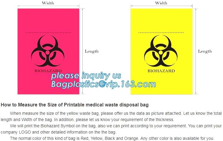 Asbestos Removal, disposable plastic yellow poly asbestos warning printed burial bags, Asbestos clear plastic packing ju