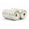 Buy cheap N35 strong round base neodymium countersink hole pot magnet from wholesalers