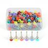 Buy cheap Small Colorful Dental Polishing Handpiece Nylon Flat Polishing Prophy Brushes from wholesalers