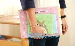 Zipper Bag Warmter Office Document Cash Coin Stationery Storage Mesh File Bags