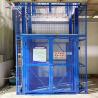 Buy cheap 20000kgs Industrial Goods Lift Blue Vertical Cargo Lift With Guide Rails from wholesalers