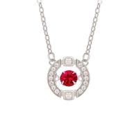 Buy cheap Gold Vermeil Silver Base 18k Gold Plated 2 Mircons Baguett Zc Diamond Necklace product