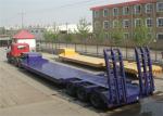 50T Gooseneck 3 Axle Low Bed Semi Trailer