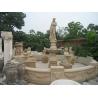Buy cheap Big Statue Carved Stone Marble Water Pool Fountain Outdoor from wholesalers