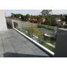 Buy cheap Glass Terrace Building Railing Commercial Glass Balustrade Aluminum U Channel Handrail Flooring Mounted from wholesalers