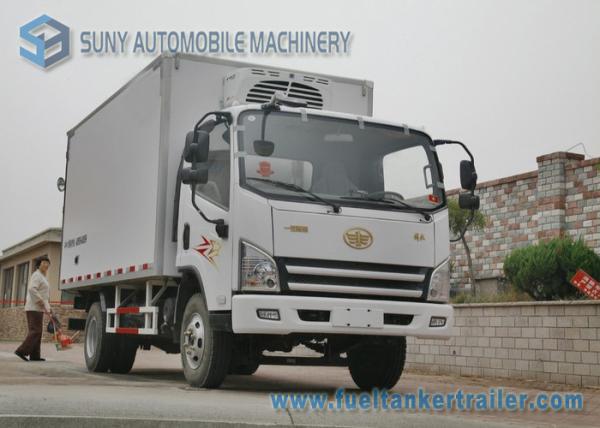Buy cheap FAW Light Duty 3000KG Refrigerator Van Truck Fresh Meat And Fish Transport Truck from wholesalers