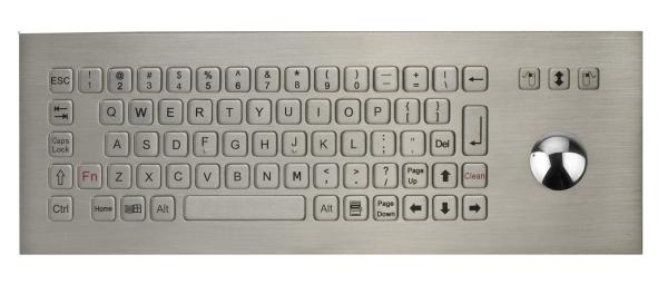 Quality IP67 Dynamic Industrial Keyboard With Trackball for sale