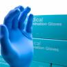 Buy cheap Soft 4 Mil Blue Nitrile Examination Gloves Non Latex from wholesalers