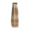 Buy cheap Hair Double Drawn Brazilian Remy Human Hair Bundles Straight Hair Weave Color #P6/613 Piano Colors Blonde Bundles from wholesalers
