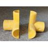 Buy cheap 50mm Round Tube Fiberglass FRP Handrail Fitting Elbow Base Tee Four Way Connector from wholesalers