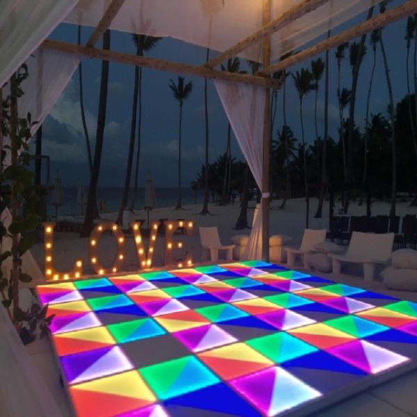 Buy cheap 3500k-6500K LED Disco Dance Floor Wedding RGB Illuminated Portable DJ Dance Floor from wholesalers