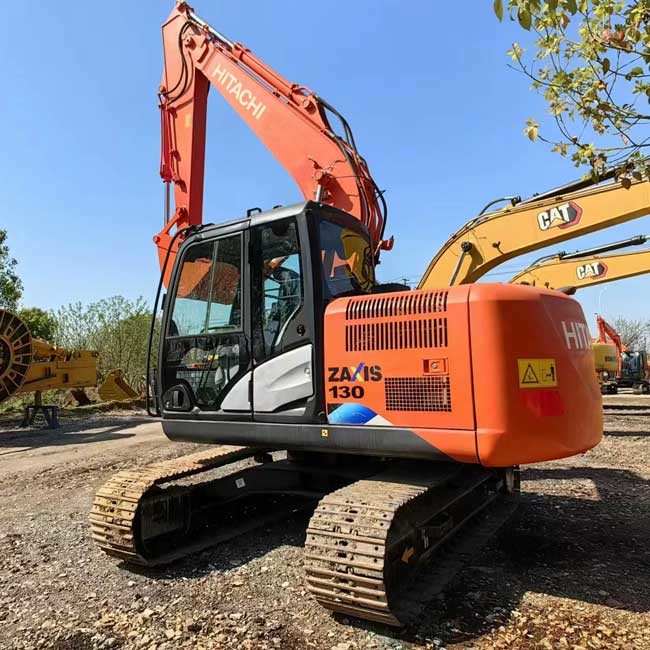Middle Original Excavator HItachi ZX130-5A Crawl Excavator 12.5Tons Second-Hand Machine