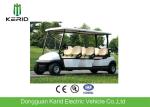 Battery Operated 6 Seater Electric Golf Carts , Electric Sightseeing Vehicle
