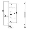 Buy cheap Custom Color Stainless Steel Mortise Lock For Flat / Long Aluminium Alloy Door from wholesalers