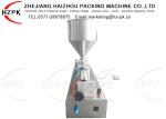 Horizontal Sauce Packaging Machine , 300-2500ml Semiautomatic Filling Machine