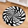 Buy cheap 3D Geometric Pattern Round Chair Mat Living Room Sofa Floor Carpet from wholesalers