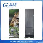 Indoor Full Color Poster LED Display P1.86 Floor Standing Digital Poster LED