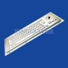 Buy cheap Small Dimension Stainless Steel Industrial Kiosk Keyboard With Optical Trackball from wholesalers
