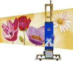 3d Glass Background Zkmc Digital Wall Printer Color Machine