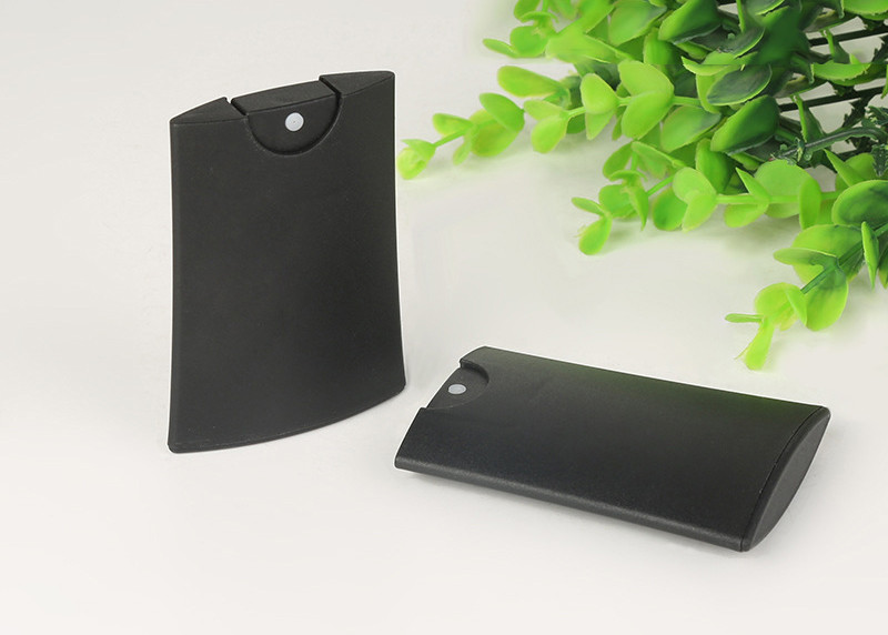 Frosted Surface Pocket Perfume Container Square Shape Flat Spray Bottle