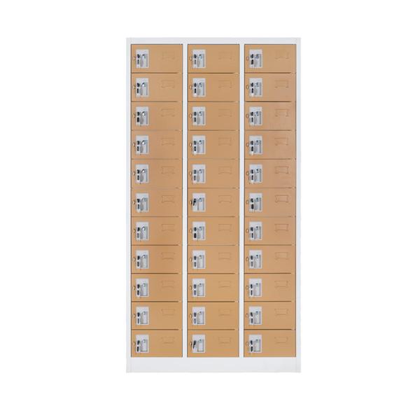 Buy cheap Easy Assembly KD Structure 33 Door Metal Lockers 0.7mm Thickness Electrostatic from wholesalers