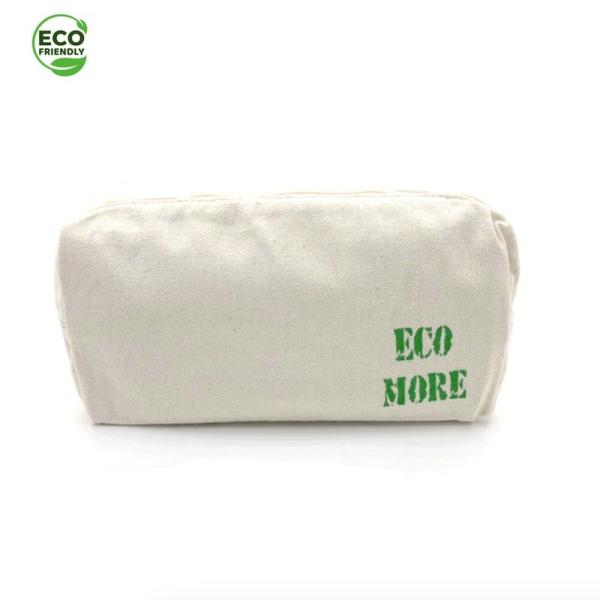 Recycled Cotton Portable Travel Organizer Bag Eco Friendly Accessories