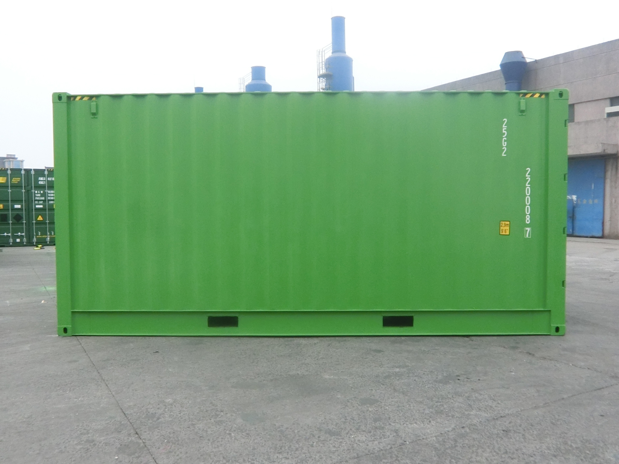 20ft High Dry Shipping Container with Cube Side Door Made from Steel Corten Steel 6058 x 2438 x 2896 mm 33.2 CBM Capacity