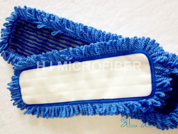 Buy cheap Commercial Microfiber Floor Mop / Microfiber Dust Dry Mop Pad Light Blue from wholesalers