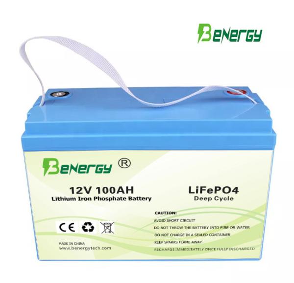 12V LiFePo4 Battery Pack 100AH 100A Max Charge Current Safe Replace Lead Acid