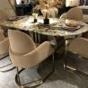 Buy cheap Luxury Italian Modern Marble Dining Table High Gloss Home Furniture For Dinning Room from wholesalers
