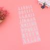 Buy cheap Non Toxic Christmas Gift Stickers Foil Stamped Vinyl Letter Stickers from wholesalers