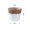 Buy cheap Handicraft Natural Seagrass Storage Basket With Handle ECO Friendly Kids Toy Clothes Baskets Storage Home Decoractions from wholesalers