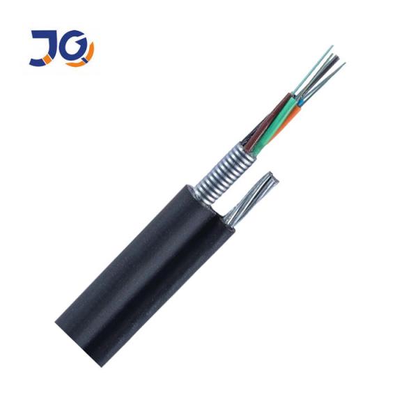 Buy cheap Overhead Self Supporting 48 Core Outdoor Fiber Optic Cable GYTC8S from wholesalers