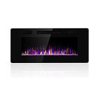 Electric Fire Place with 9 Flame Colors Wall Mounted Electric Fireplace Heater