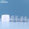 Buy cheap 80ml 100ml 120ml PET Plastic Jar Lightweight Beauty Cream Jars With Lids from wholesalers