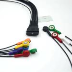 Compatible Schiller 10 Lead ECG Patient Cable Schiller for Schiller MS-12 Blue