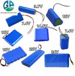 Customized 18650 Lithium Rechargeable Battery ICR18650 Battery Pack 3.7v 5p 6p