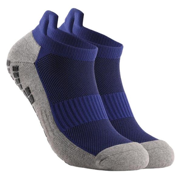 Buy cheap Men's Sporty Padded Ankle Soccer Socks with Regular Style and Anti Slip Grip Bottom from wholesalers