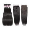 Buy cheap 8A Grade 100 Unprocessed Malaysian Straight Hair Bundles For Ladys from wholesalers