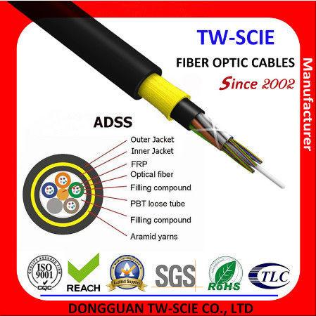 Buy cheap Flexible Aerial Strand Fiber Optic Cable Loose Tube With Non - Metallic Strengthen Member from wholesalers