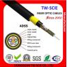 Buy cheap OEM Light Weight Outdoor Armored Fiber Optic Cable ,PE / AT Outer Sheath ADSS Fiber Optic Network Cable from wholesalers