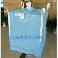 Buy cheap 1000kg Anti static Industrial Bulk Bags CROHMIQ blue / white for storage product