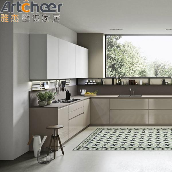 Buy cheap High End Melamine Board Kitchen Cabinet for Industrial Import Hotel and Apartment from wholesalers