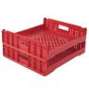 Buy cheap Shopping Plastic Shipping Crates For Bread Bakery Tray Turnover Box 550x480x130mm from wholesalers