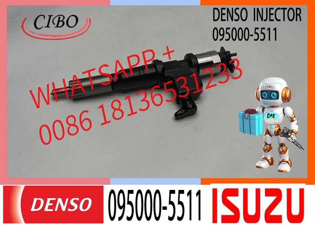 Brand New Diesel Fuel Injector Genuine Common Rail Injector 095000-5511 8-97603415-1