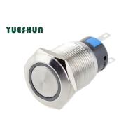 Buy cheap Car PC 19mm Anti Vandal Push Button Switch Ring Symbol Yellow Orange LED 220V product