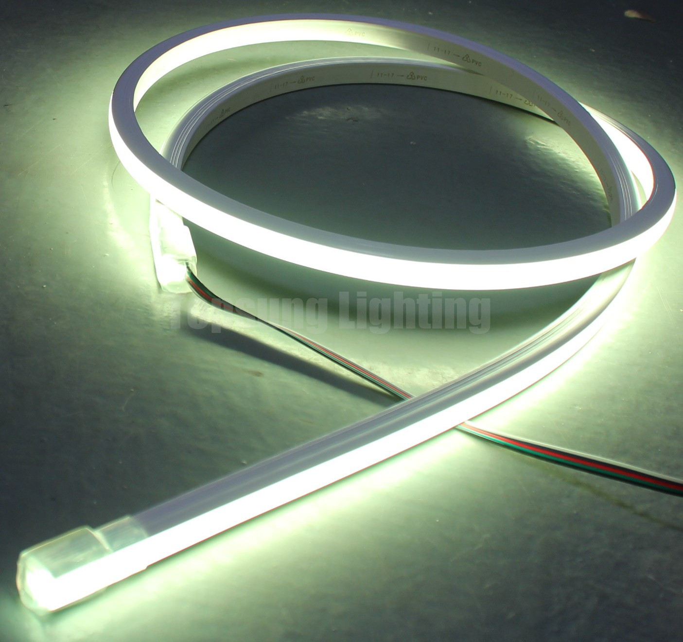 RGB digital dmx neon strip light dmx pixel neon rope 11*19mm flat 24v chasing strips