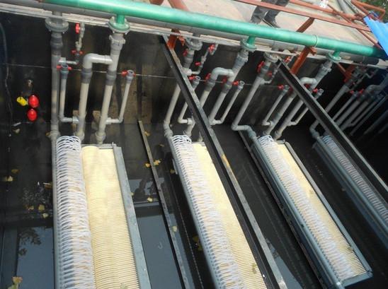 Buy cheap PP or PVDF reinforced hollow fiber membrane mbr package plant wastewater treatment systems from wholesalers