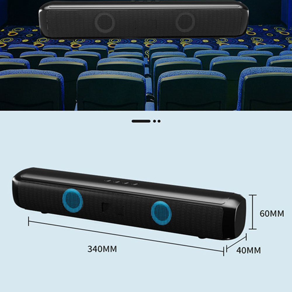 TF Input Mini Bluetooth Soundbar Speaker With Immersive Experience