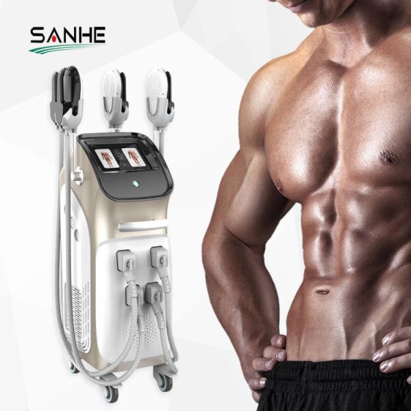 Buy cheap SANHE 4 Handles EMS RF Body Sculpt Electric Muscles Stimulate Body Slimming Skin Tightening EMS + RF Machine from wholesalers